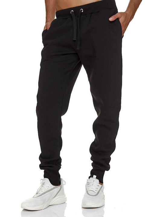 Sweatpants with Elastic Black