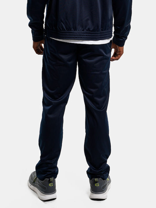 Tracksuit Tracksuit Glossy with Elastic Navy Blue