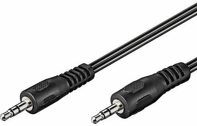 Goobay 3.5mm male - 3.5mm male Cable Black 2.5m (50449)