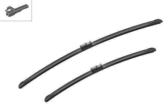 Bosch Aerotwin A953S Front Set Car Wiper Blades 650mm/500mm Universal Volvo V50 BMW X3 (F25) / X4 (F26)