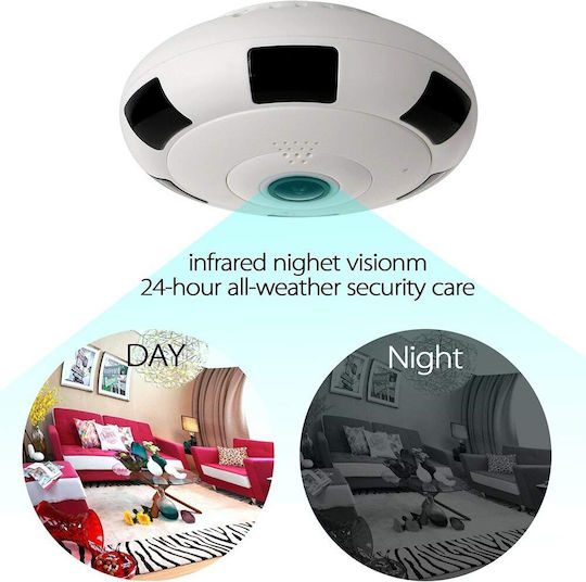 GloboStar 86027 IP Surveillance Camera Wi-Fi Full HD 1080p with Two-Way Communication
