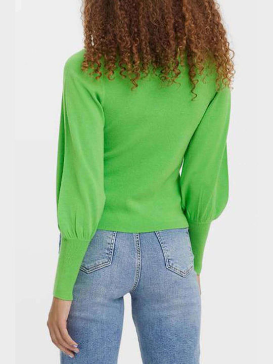 Vero Moda Damen Langarm Pullover Grün