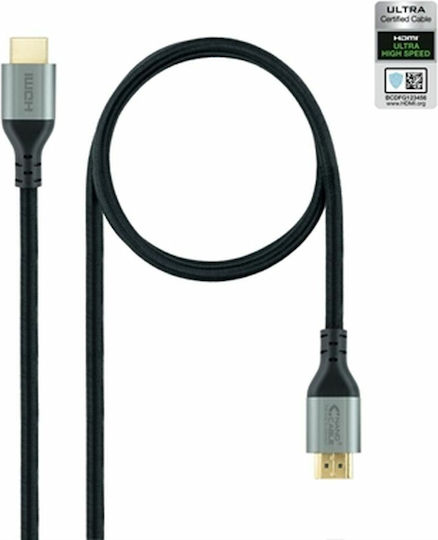 Nanocable HDMI 2.1 Cable HDMI male - HDMI male 2m Black