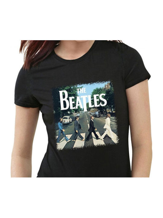 Rock Off The Beatles - Abbey Road T-shirt σε Μαύρο χρώμα