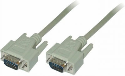 LogiLink VGA male to VGA male White 3m Cable (CV0026)