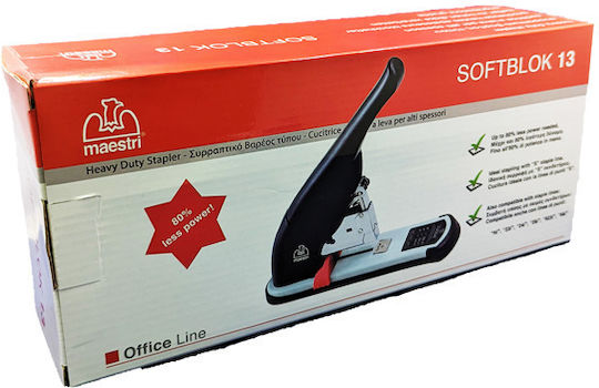 Romeo Maestri Softblok 13 Desktop Stapler