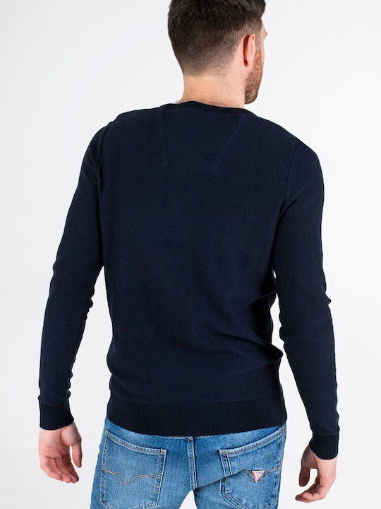 Tom Tailor Men's Long Sleeve Sweater Navy Blue