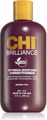 CHI Deep Brilliance Optimum Moisture Conditioner Ενυδάτωσης για Όλους τους Τύπους Μαλλιών 355ml