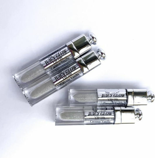 Aurora Natural Juicy Glow Lip Oil Coconut Vanilla 4ml
