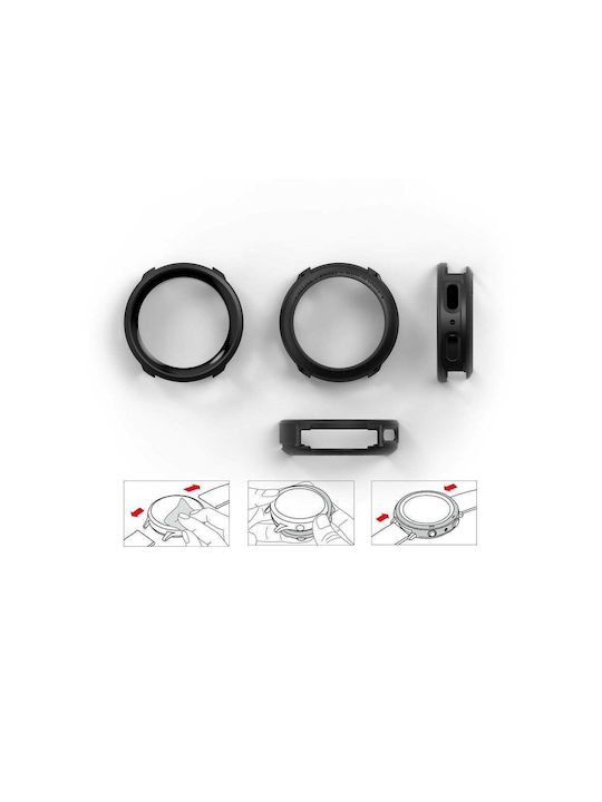 Ringke Air Θήκη Σιλικόνης σε Μαύρο χρώμα για το Galaxy Watch5 Pro