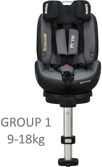 Bebe Stars Prime 360 Καθισματάκι Αυτοκινήτου με Isofix Grey 0-25 kg