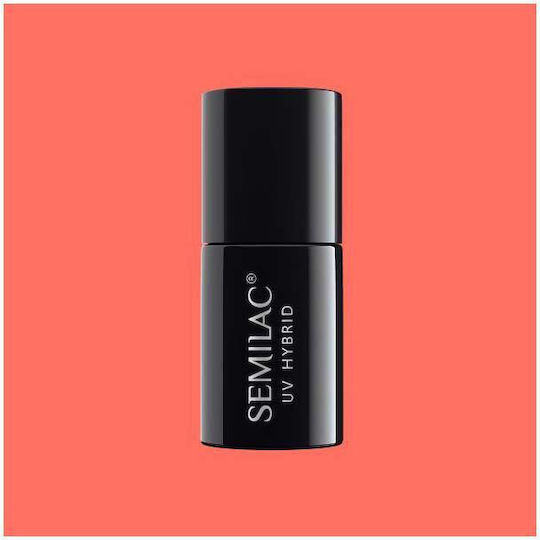 Semilac Classic Ημιμόνιμο Βερνίκι Νυχιών SemiBeats by Margaret Neon Orange 518 7ml