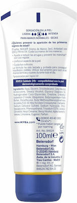 Nivea Q10 3 in 1 Crema de mâini hidratantă și anti-îmbătrânire 100ml