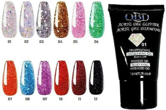 QBD Nail Acrygel Diamond 08 15ml