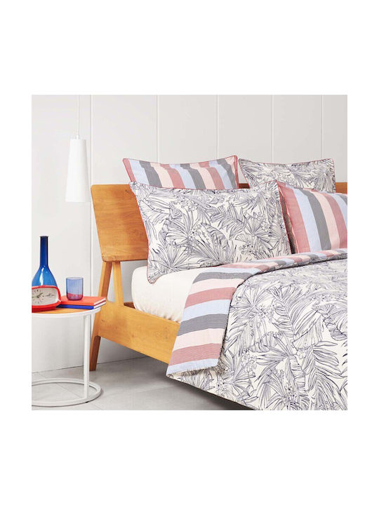 Tommy Hilfiger Tropical Pillowcase Oxford Gray 50x80cm.