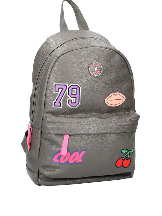 Kidzroom School Bag Backpack Elementary, Elementary Gray