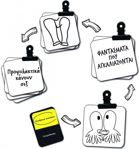 Board Game Skitsografies Ακατάλληλο for 3-6 Players 18+ Years Old AS