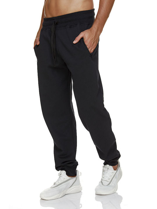 Bodymove Men's Sweatpants with Rubber Black