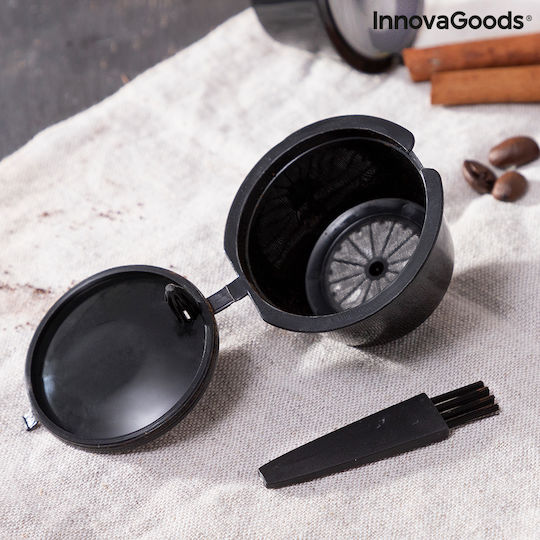 InnovaGoods Wiederbefüllbare Kapseln Redol Kompatibel mit Maschine Dolce Gusto 3Mützen