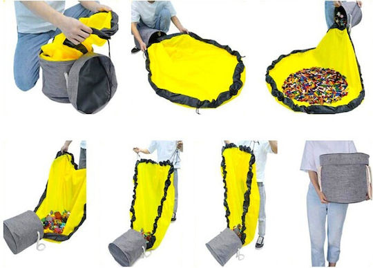Kruzzel Kinder Spielmatte aus Stoff Gelb 31x27x135cm 1Stück