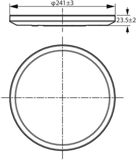 Philips Στρογγυλό Εξωτερικό LED Panel 14W με Ρυθμιζόμενο Λευκό Φως