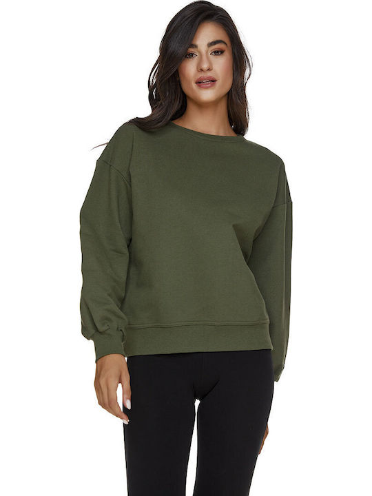 Damen Sweatshirt Khaki