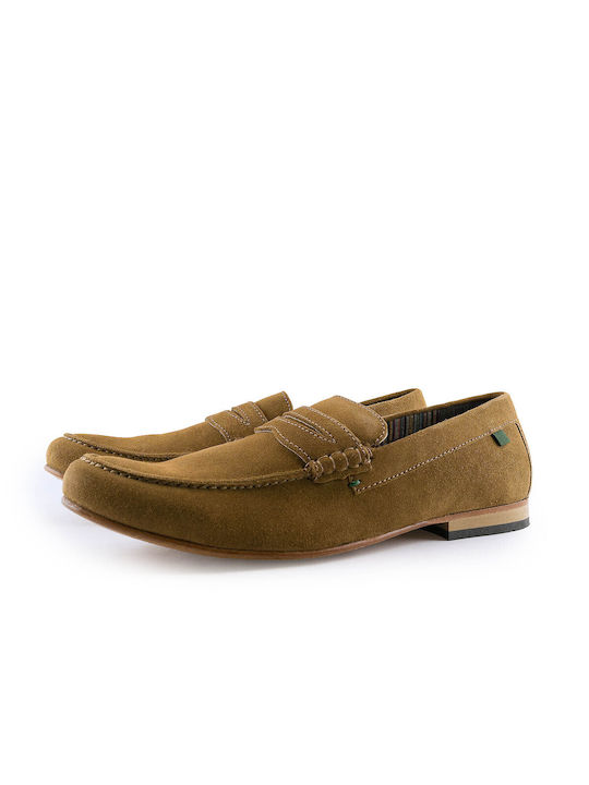 S.Oliver Suede Ανδρικά Loafers σε Ταμπά Χρώμα