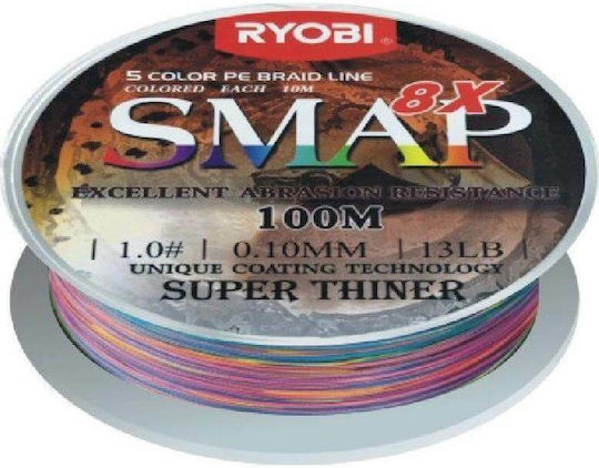 Ryobi Smap x8 Fishing Filament 100m / 0.15mm