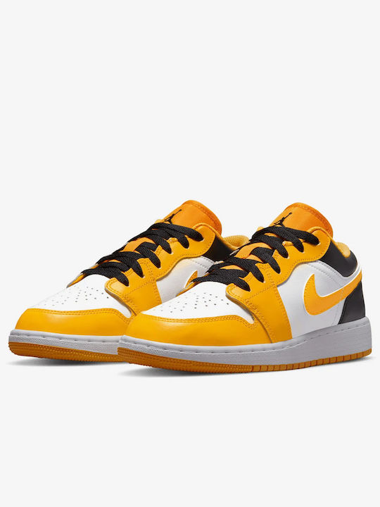 Air  1 Low Gs Αθλητικά Παιδικά Παπούτσια Μπάσκετ με Κορδόνια Κίτρινα
