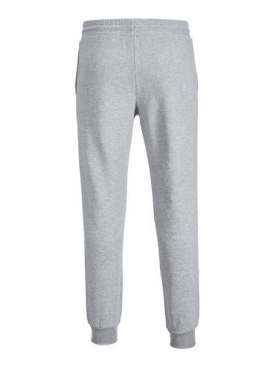 Παντελόνι Φόρμας με Λάστιχο Light Grey Melange