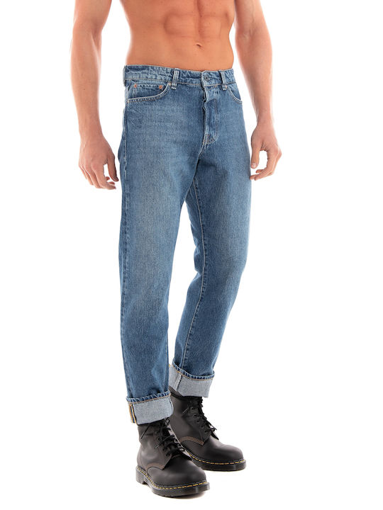 Jack & Jones Pantaloni de Bărbați din Jean în Croială Largă denim albastru