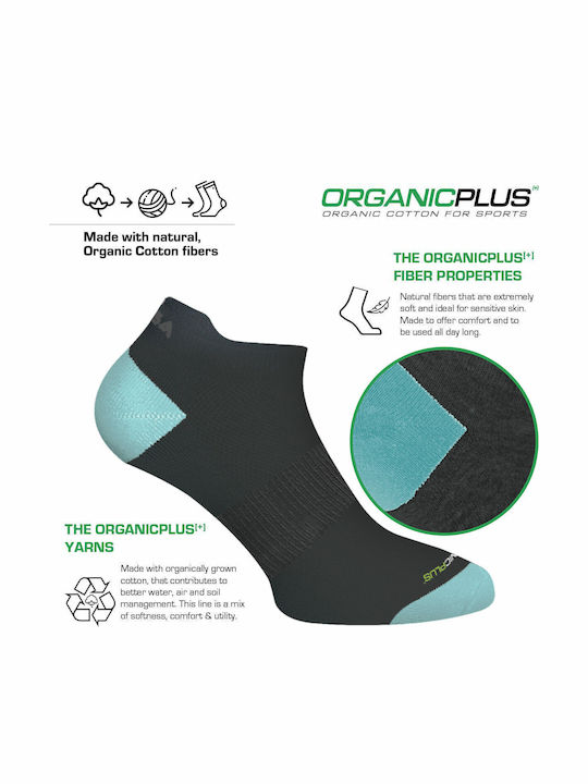 GSA Organicplus Athletic Socks Black 6 Pairs