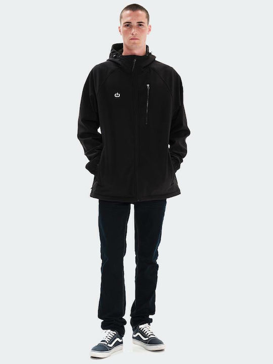Winter Jacket Softshell Waterproof and Windproof Black