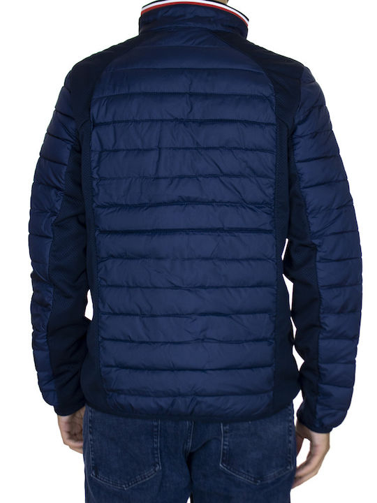 Tom Tailor Ανδρικό Χειμωνιάτικο Μπουφάν Puffer Navy Μπλε