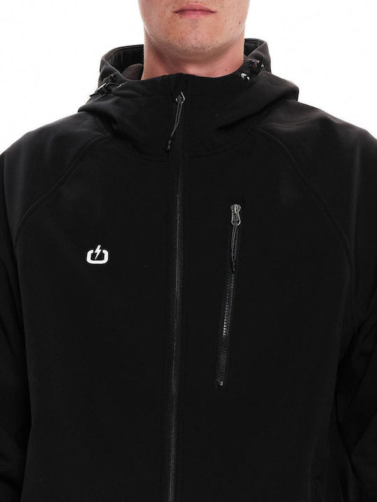 Winter Jacket Softshell Waterproof and Windproof Black