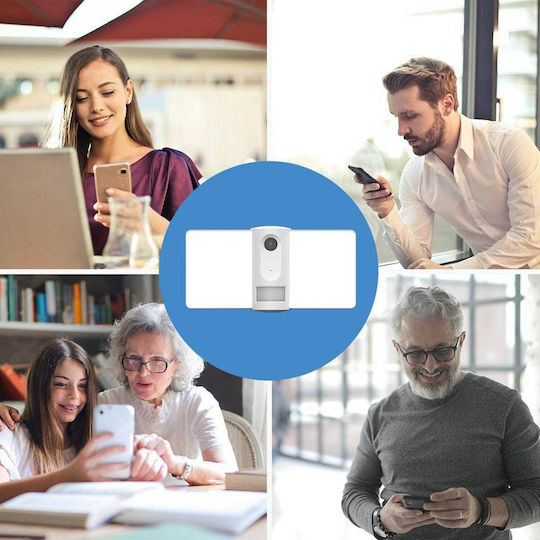 Laxihub F1-32 IP Κάμερα Παρακολούθησης Wi-Fi HD 720P Αδιάβροχη με Αμφίδρομη Επικοινωνία