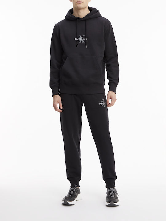 Sweatshirt mit Kapuze Schwarz