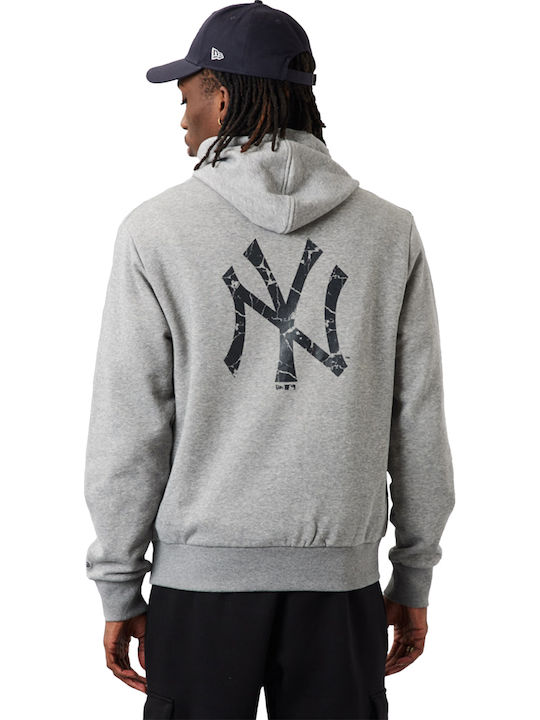 New York Yankees Φούτερ με Κουκούλα Γκρι