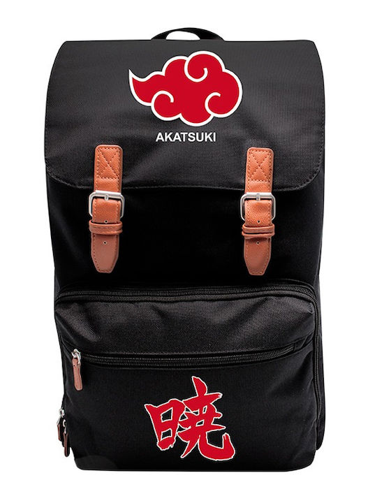 Abysse Naruto Shippuden Akatsuki School Bag Backpack Elementary, Elementary in Black color