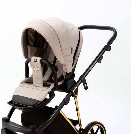 Adamex Belissa 3 in 1 Бебешка количка 3 в 1 Бежов 10.1кг