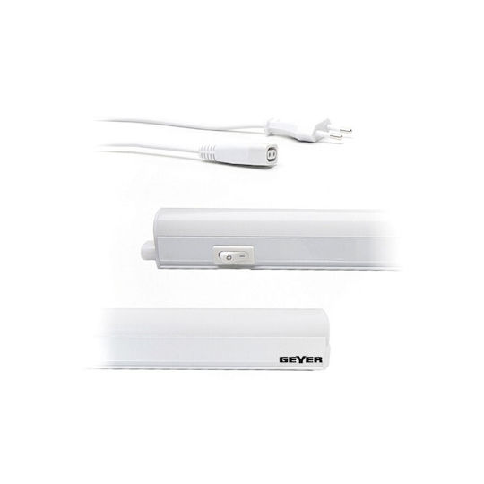 Geyer Φωτιστικό Πάγκου Κουζίνας LED 8W Naturweiß mit Schalter 60cm.