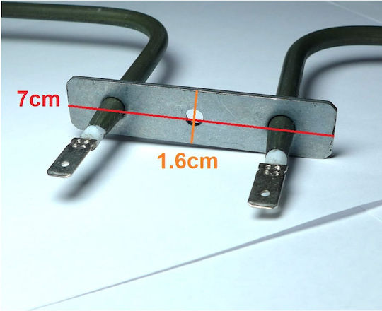 10.10.12.15 Bottom Replacement Oven Heating Element Compatible with Whirlpool Indesit Bauknecht 28.7x34.7cm