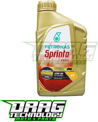 Petronas Sprinta F900 Λάδι Μοτοσυκλέτας για Τετράχρονους Κινητήρες 10W-50 1lt