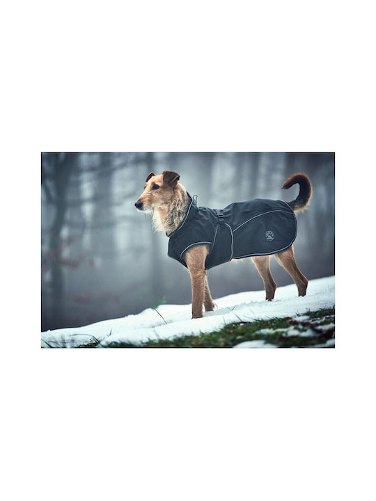 Hunter Norton 360 Uppsala Black Waterproof Dog Coat with 45cm Back Length