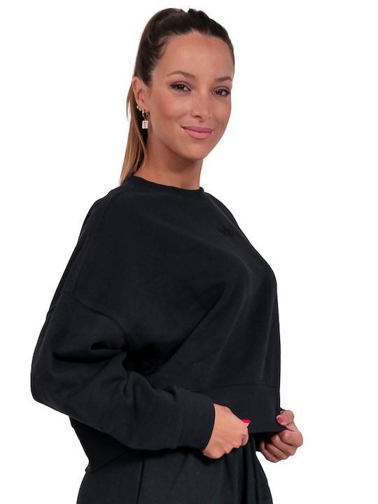 Long Women's Sweatshirt Black