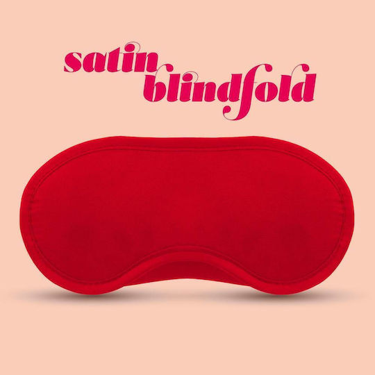 Crushious BDSM Μάσκα Satin Blindfold Red