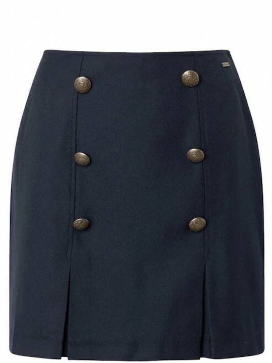Fifi Denim Mini Rock Blau