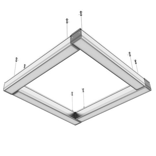 Elvhx Commercial Linear LED Ceiling Light 36W Natural White IP20 L120xD7xH7cm