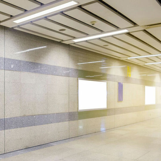 V-TAC Commercial Linear Recessed LED Ceiling Light 40W Natural White IP20 120cm
