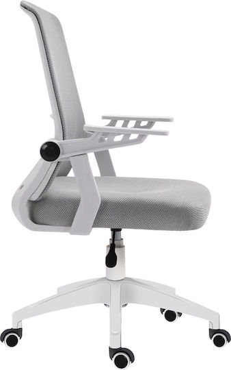 Zita Plus A1180W Bürostuhl mit Einstellbaren Armen Weiß / Grau